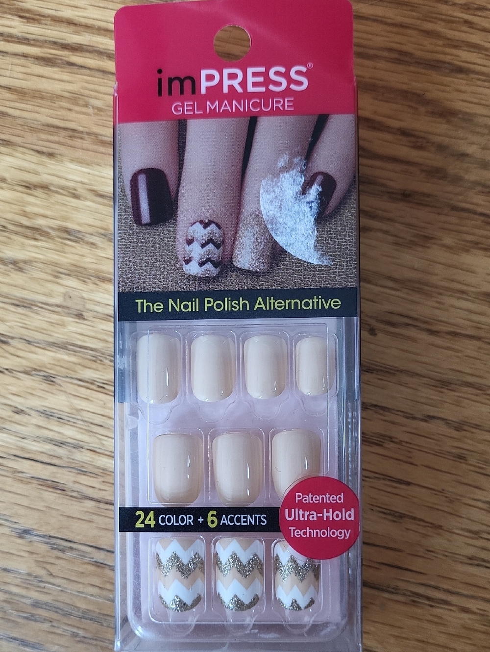 [3]Neutral Color Press-on Nail Set